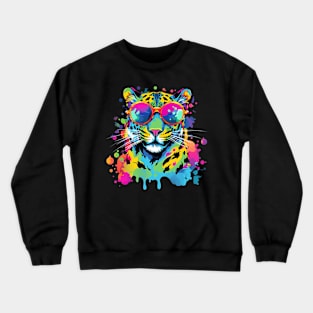 cool leopard Crewneck Sweatshirt